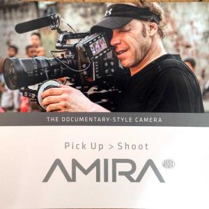 Director and cameraman, Jens Hoffmann, testing the newest camera ARRI Amira for Arri manufacturer.