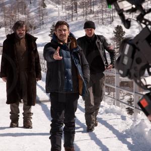 on set with Emir Kusturica Domenico Diele Ice Forest