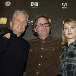 Michael Douglas Mike Cahill and Evan Rachel Wood at event of King of California 2007