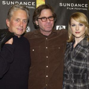 Michael Douglas, Mike Cahill and Evan Rachel Wood at event of King of California (2007)
