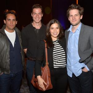 Tribeca 2014 Film makers party with Pedro Gomez Milan America Ferrera and Ryan Piers Williams