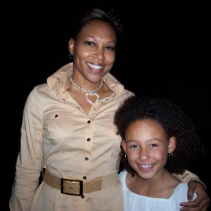 Samantha with writerdirectorproducer and leading lady of Truth Hall JadeJenise Dixon at the Truth Hall Premiere