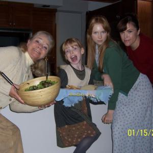 The Female Cast of Finding Hope. From left, Karen Landry, Mackenzie Smith, Molly Quinn and Christine Elise McCarthy.