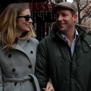 Still of Edward Burns and Caitlin FitzGerald in Newlyweds 2011