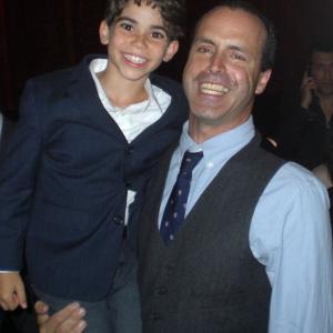 With director DJ Caruso at the premier of Eagle Eye 2008.