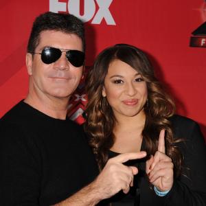 Simon Cowell and Melanie Amaro at event of The X Factor 2011