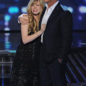 Still of Simon Cowell and Drew Ryniewicz in The X Factor 2011