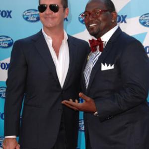 Simon Cowell and Randy Jackson at event of American Idol The Search for a Superstar 2002