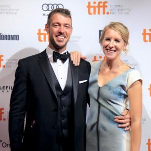 Rob Tucker Executive Producer and Sarah McCarthy Director at Premiere of The Dark Matter of Love at Toronto International Film Festival 2013