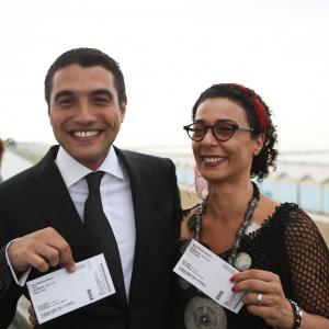 Got our tickets for the world premiere of Theeb with writerdirector Naji Abu Nowar Venezia 71
