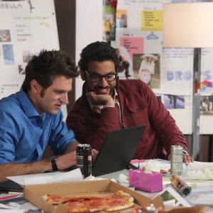 Still of Al Madrigal and Mo Mandel in Free Agents (2011)