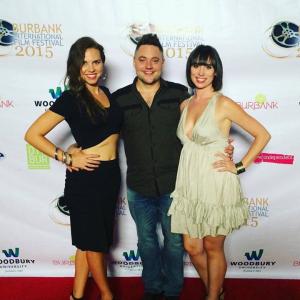 With Ketryn Porter and Kim Burns at the premiere of PAINLESS at the Burbank International Film Festival