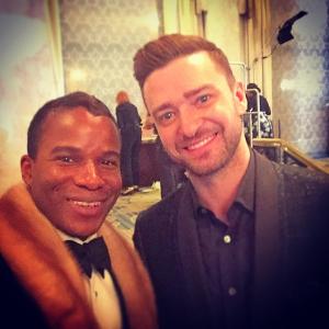 Justin Timberlake and I in L.A. last week.