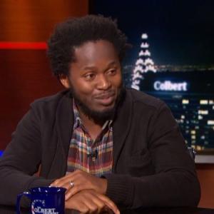 Still of Ishmael Beah in The Colbert Report (2005)