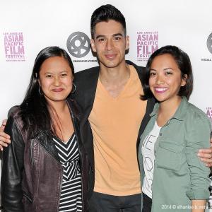 Red Carpet  Los Angeles Asian Pacific Film Festival  Hypebeasts Official Selection 2014  with Jess Dela Merced writerdirector and Merissa Aroy producer