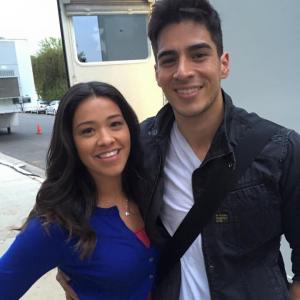 Work on 'Jane the Virgin' with Gina Rodriguez