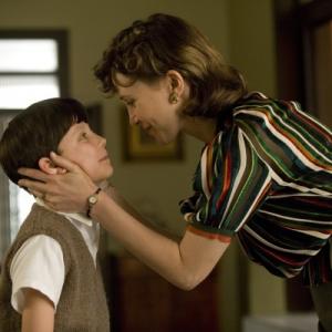 Still of Vera Farmiga and Asa Butterfield in The Boy in the Striped Pyjamas (2008)
