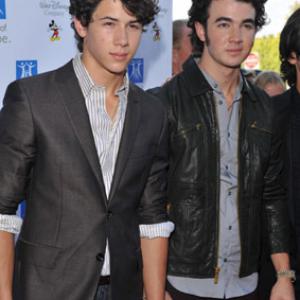 The Jonas Brothers Kevin Jonas and Nick Jonas