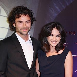 Aidan Turner and Sarah Greene at the Irish Premiere of The Hobbit An Unexpected Journey at Cineworld in Dublin Photo by Phillip MasseyWireImage 2012 Phillip Massey