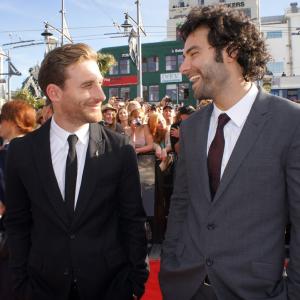 Aidan Turner and Dean OGorman at the New Zealand world premiere of The Hobbit An Unexpected Journey