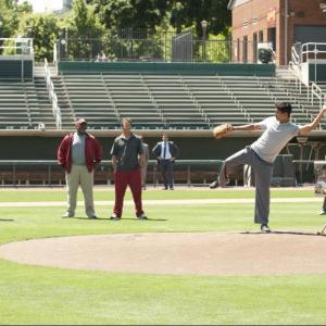 Still of Jon Hamm and Madhur Mittal in Million Dollar Arm 2014