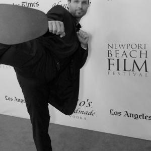 Tamas Menyhart at the Newport Beach film festival opening night with Russell Crowes movie The Water Diviner