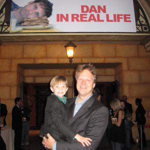 CJ Adams and Director Peter Hedges Dan in Real Life Premier