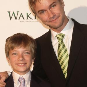 Christopher Kutil  Andrew Lawton at the Wake Premiere  Tribeca Cinema New York City August 2008
