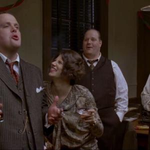 Ryan Woodle Erin Fogel Mike Houston and Ned Noyes in a still from Boardwalk Empire Episode Resolution