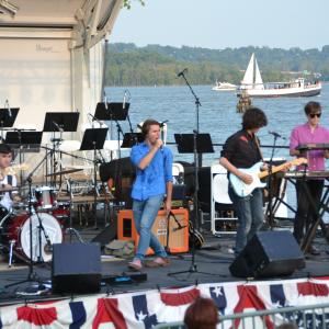 Fuse Box Band and lead singer Kent Jenkins perform at Alexandria's 2014 Birthday Celebration on the Potomac River