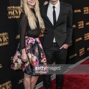 2015 Movie Guide Awards  Cameron Palatas with his costar Mollee Gray
