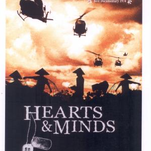 Hearts And Minds [BBS Productions/Rainbow Releasing/Criterion], directed by Peter Davis, produced by Peter Davis/Bert Schneider/Henry Lange, presented by Howard Zuker and Henry Jaglom. Winner Academy Award Best Documentary Feature 1974