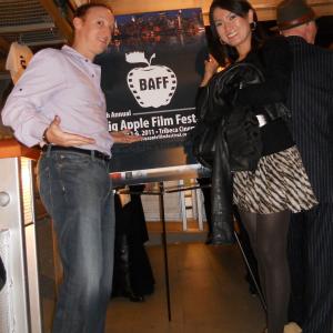Guests of Kathryn Bryding at The Big Apple Film Festival November 5 2011 Tribeca Cinemas NYC High Hopes Official Selection