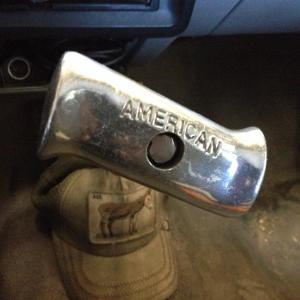Thank you American Grip! Been meaning to use your 4 Grip head knob as the shifter on big red my PU now its a reality!