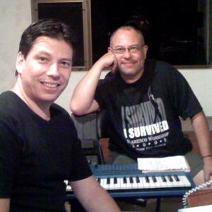 with Sergio Sasso working on THE OUTSIDER soundtrack