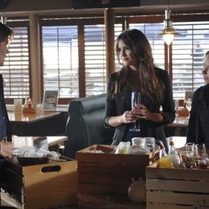 Still of Jessica Parker Kennedy Shelley Hennig and Tim Phillipps in The Secret Circle 2011