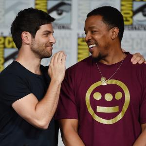 Russell Hornsby and David Giuntoli at event of Grimm 2011