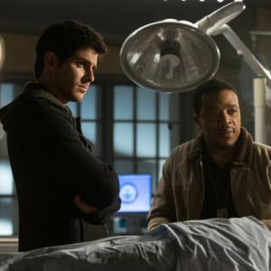 Still of Russell Hornsby and David Giuntoli in Grimm 2011