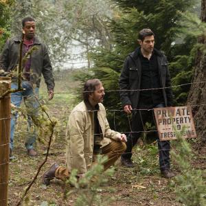Still of Russell Hornsby, Silas Weir Mitchell and David Giuntoli in Grimm (2011)
