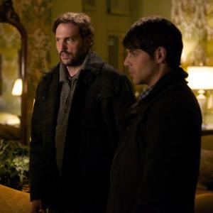 Still of Silas Weir Mitchell and David Giuntoli in Grimm 2011