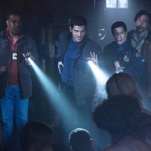 Still of Russell Hornsby Reggie Lee Silas Weir Mitchell and David Giuntoli in Grimm 2011