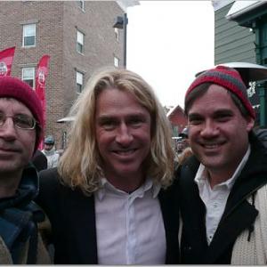 Dave with Joe Majestic and Ed Roland of Collective Soul at Sundance Film Festival 2008