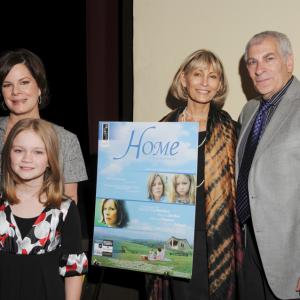 Marcia Gay Harden Eulala Scheel Jere Rae Mansfield and Scott Mansfield at the Home Benefit Screening in support of The Norma F Pfriem Breast Care Center