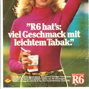German Cigarette Ad