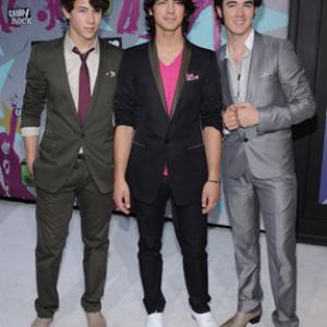 Kevin Jonas Joe Jonas and Nick Jonas at event of Camp Rock 2008