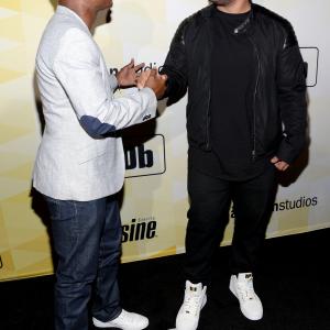 Tommy Davidson and O'Shea Jackson Jr. at event of IMDb on the Scene (2015)