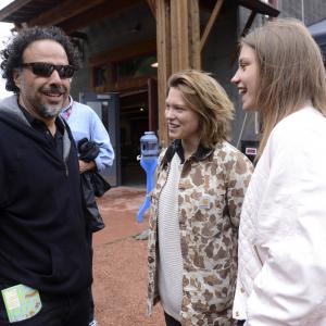 Alejandro González Iñárritu, Léa Seydoux and Adèle Exarchopoulos
