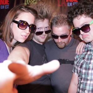 Left to Right Beth Meberg Alex Meader Fred Beahm and Connor Hair at the 2012 LA Indie Film Fest
