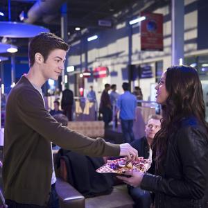 Still of Malese Jow, Rick Cosnett and Grant Gustin in The Flash (2014)