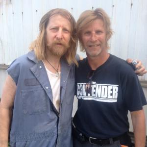 Cosmo and The Great Actor Lew Temple on set in Baton Rouge, La